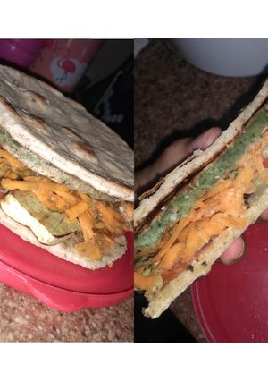 Una foto de Sándwich veggie