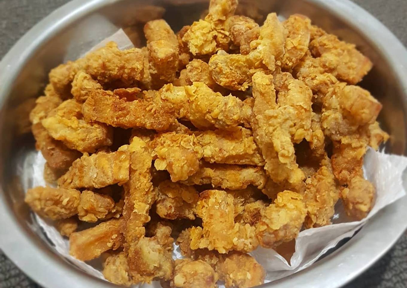 Babi Goreng Tepung Krispy/ ganti ayam