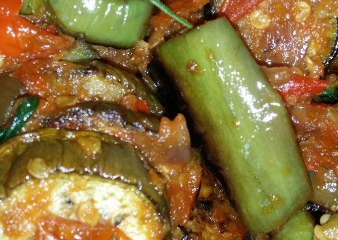 Yuk intip, Bagaimana cara buat Sambel terong ungu panggang teflon dijamin enak