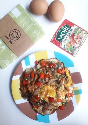 Foto resep Telur ceplok saus tiram