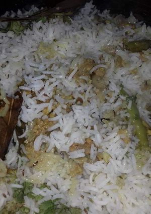 A picture of खीमा बिरयानी.