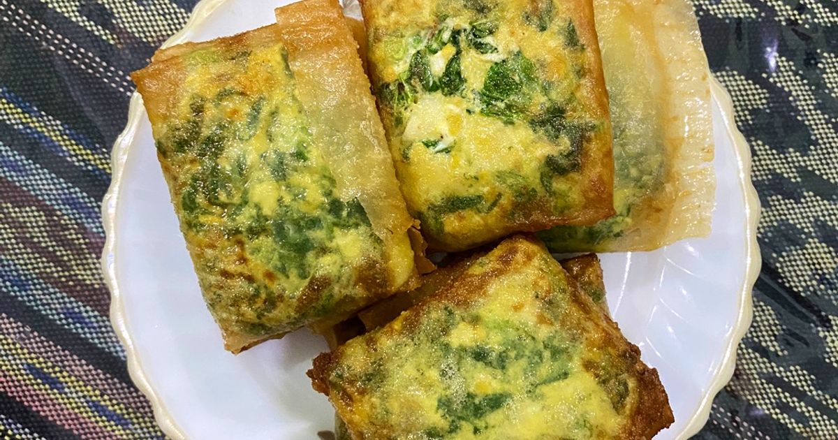 Martabak Mini: Telur dan Sawi