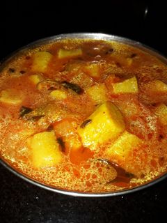 राजस्थानी गट्टे की सब्जी (Rajasthani gatte ki sabzi recipe in Hindi) रेसिपी मुख्य फोटो