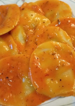 Una foto de Lunette de boletus con tomate