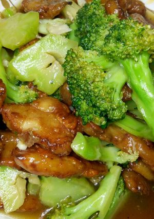 Foto resep Brokoli ayam saus oriental