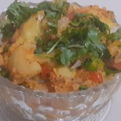 Goan Style Potato Sukhi Bhaji A picture of Goan Style Potato Sukhi Bhaji.