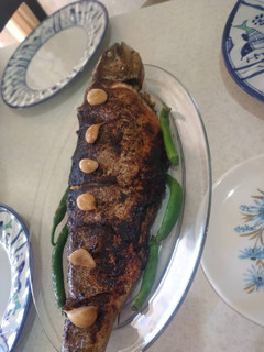 عکسی از دستور سبزی پلو با ماهی شکم پر عید ما🐟