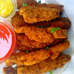 Balsamic Spicy Fish Fingers A picture of Balsamic Spicy Fish Fingers.