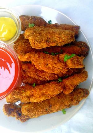 A picture of Balsamic Spicy Fish Fingers.