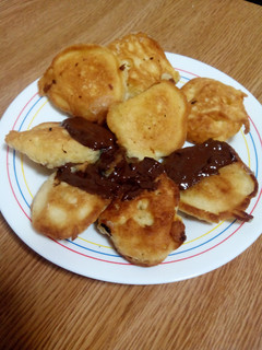 Una foto de Buñuelos con y sin chocolate