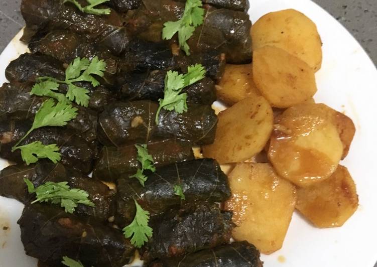 محشي ورق عنب 🔥😻
