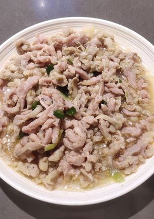 A picture of Steam Pork Slices.