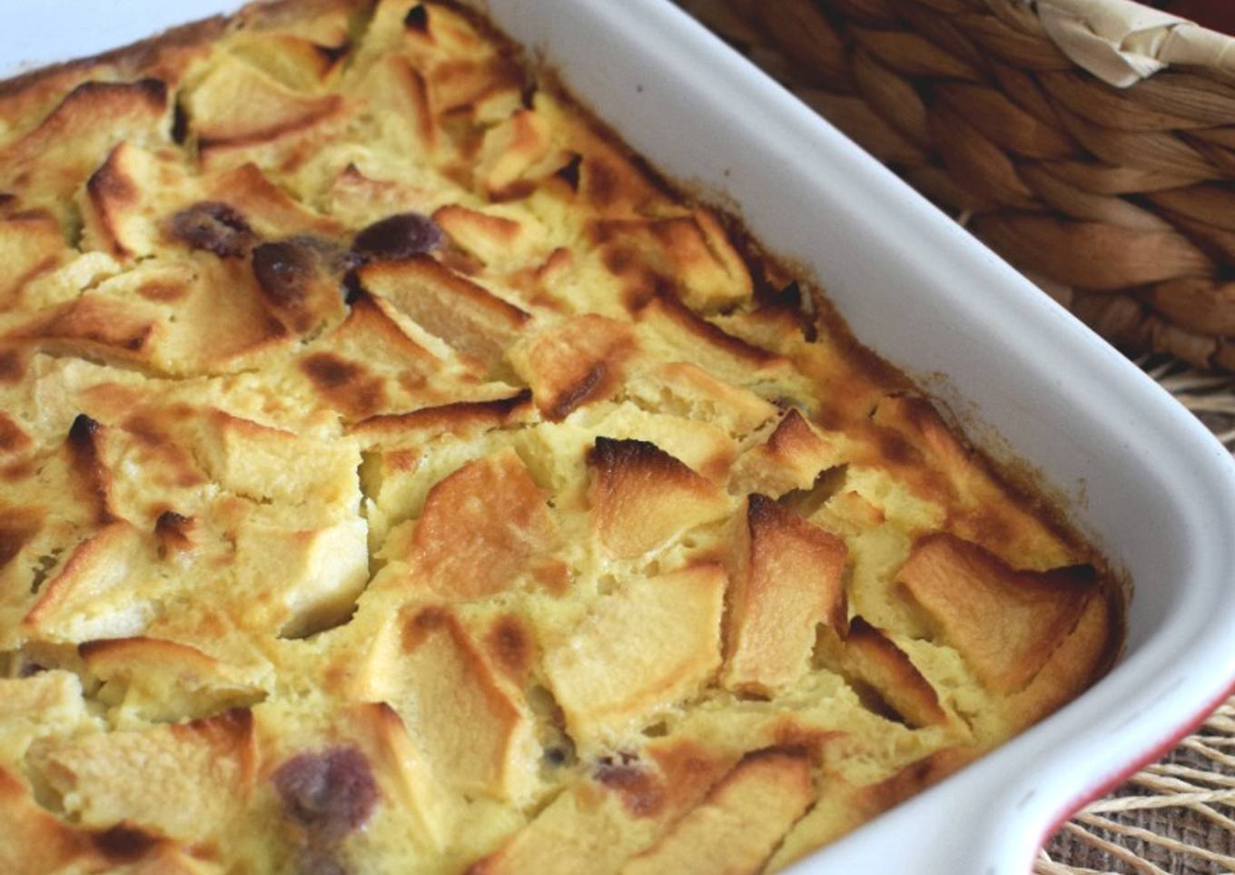 Far aux pommes et aux cranberries