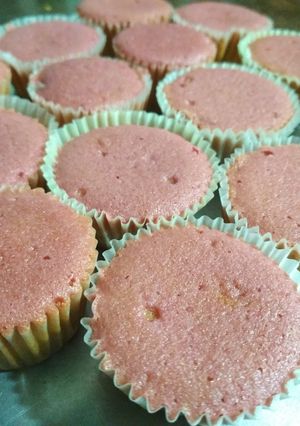 Foto resep Beetroot Cupcake (Cupcake buah bit)