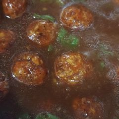 A picture of Manchuria with gravy.