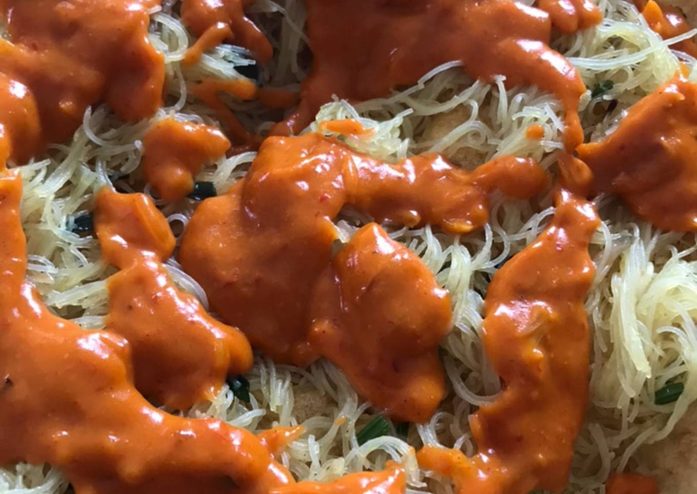Kerupuk bihun kuah sate