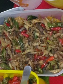 Foto resep Ikan Tongkol suwir pedas