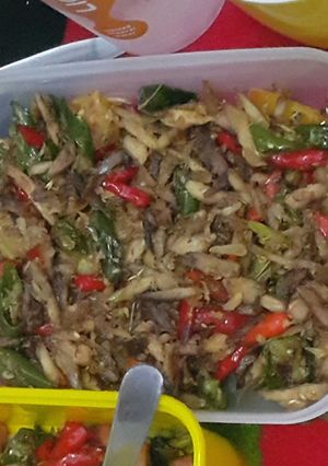 Foto resep Ikan Tongkol suwir pedas