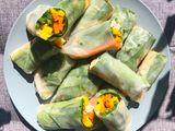 Mango, Chicken and Veggie Summer Rolls