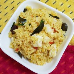 A picture of Achari Mango Rice.