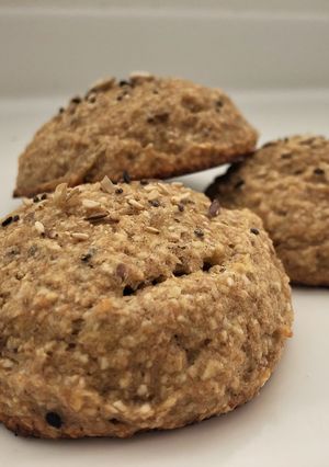 Una foto de Galletitas de budín de banana