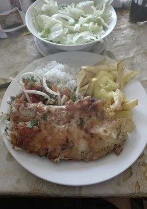 Una foto de Reineta frita receta de la abuela💜