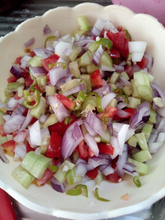 A picture of Kachoomar Salad.