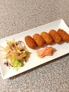 Una foto de Croquetas de salmóm ahumado