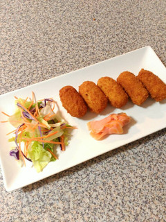 Una foto de Croquetas de salmóm ahumado