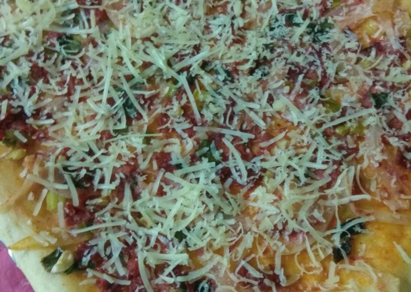 Pizza home made akhir bulan