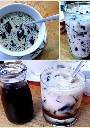 Hình của món Sương sáo đường đen sữa tươi ❤ Yummy!!!.