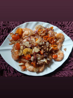 Foto resep 80.Udang goreng cabe garam