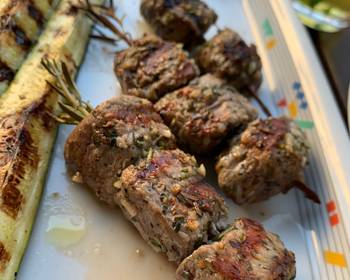 Latest Recipe BBQ Rosemary lamb skewer Most Delicious