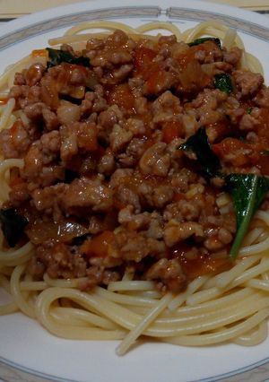 義大利肉醬麵 的食譜成品照片