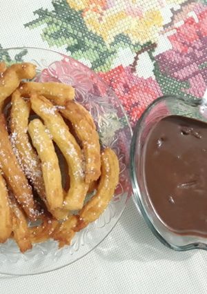 Foto resep Churros Mini Saus Coklat