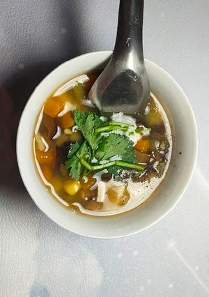 Hình của món Súp chay rau củ.
