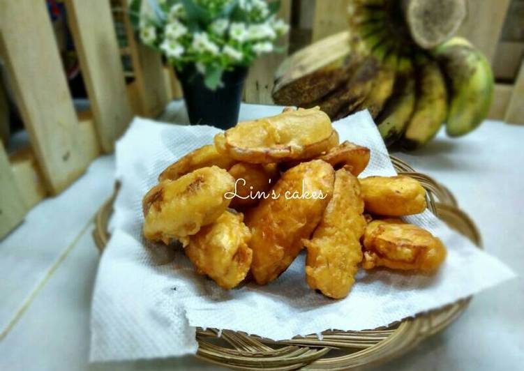 Pisang goreng renyah crunchy