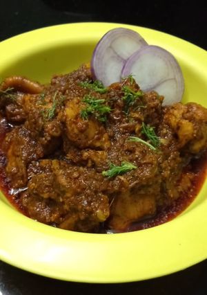 A picture of Chicken sukha.