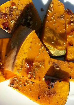 Foto resep Spicy baked Pumpkin