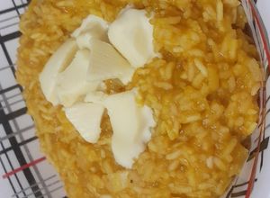 Una foto de Risotto de Zapallo