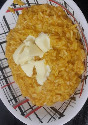 Una foto de Risotto de Zapallo