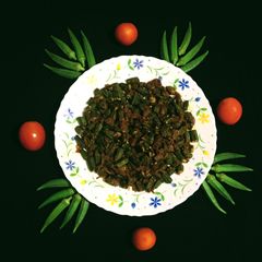 A picture of Masala Bhindi.