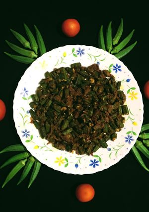 A picture of Masala Bhindi.