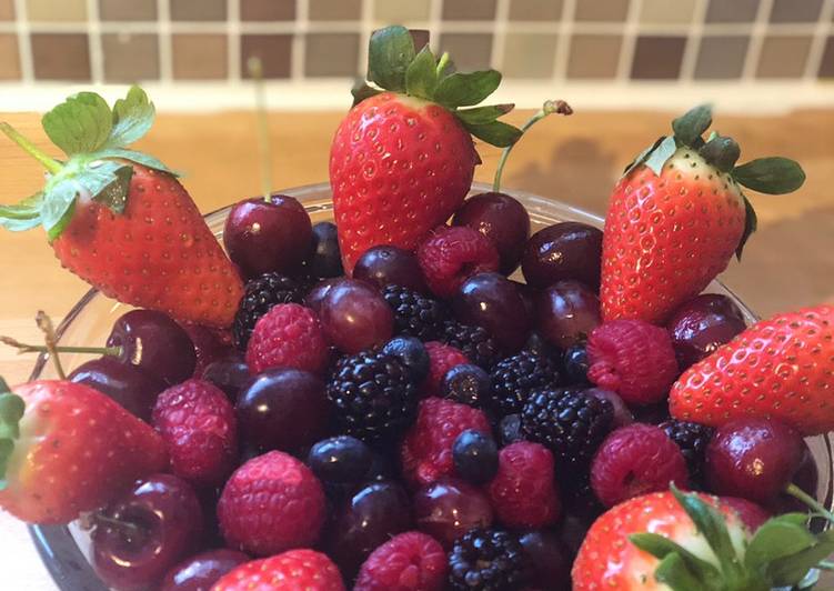 Easiest Way to Prepare Favorite Berries mix