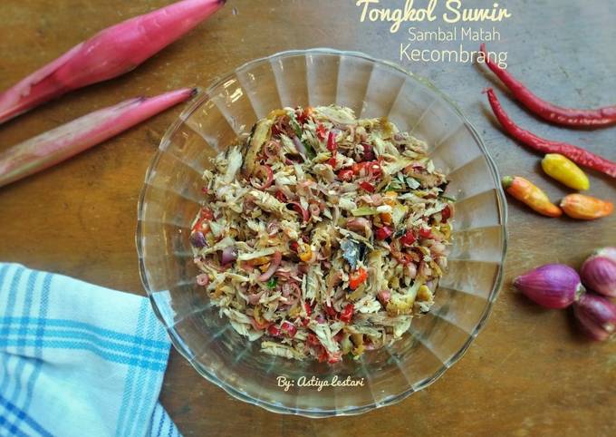 Resep Tongkol Suwir Sambal Matah Kecombrang Oleh Astiya Lestari Cookpad