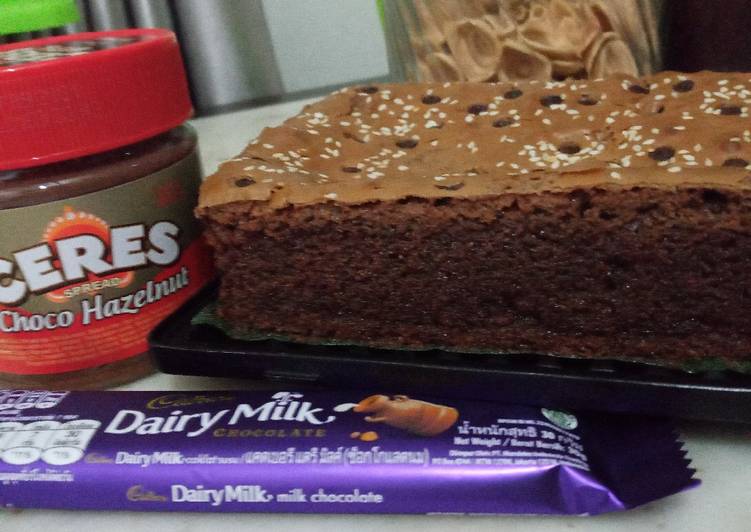 Bagaimana Menyiapkan 5.0#21 Cadbury chewy brownies Anti Gagal