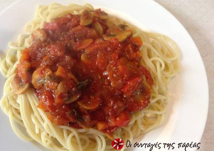 Delicious tomato sauce for pasta