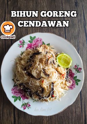 Gambar Bihun Goreng Cendawan