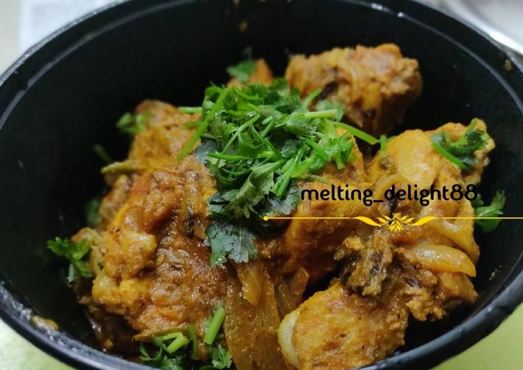 Chicken Masala (In Odia it's Kassa)