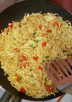 A picture of Peppered Noddles.